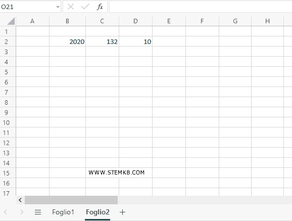una nuova scheda &egrave; stata aggiunta