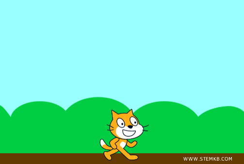 come far camminare il personaggio su SCRATCH
