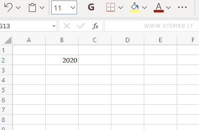 come fare copia e incolla su Excel (metodo 1)