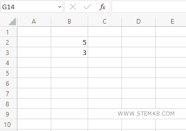 inserisci la formula B5=B2+B3