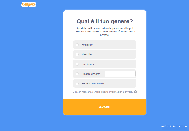 selezionare il tuo genere