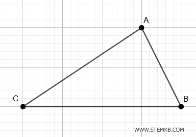 un esempio di triangolo ABC