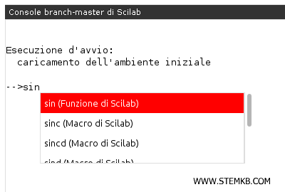 l'autocompletamento dei comandi