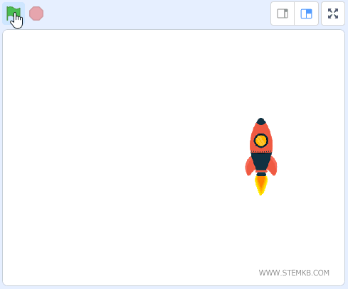 lo sprite ruota verso sinistra